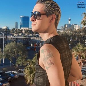 Green Plaid Knit Vest. JordanSarracinoDesigns